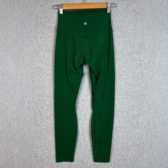 Lululemon Everglade Green Align High Rise Pant 25" Legging Size 4 - Picture 5 of 13